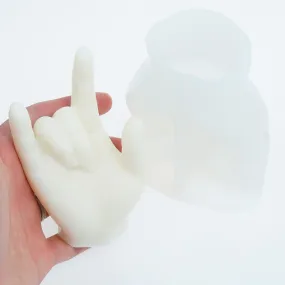 1 PCS 3D Finger Molds, Finger Gesture Candle Mold, Love Gesture Finger Mold, Resin Molds, Candle Molds 10383450