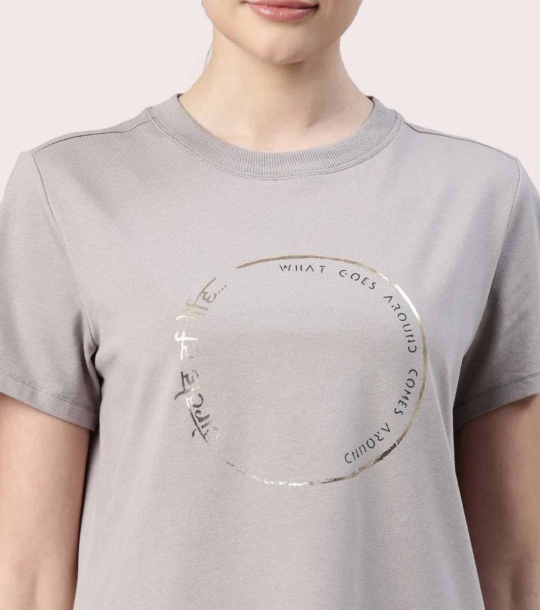 Active Cotton Tee | Short Sleeve Anti-Odour Cotton Tee With Graphic