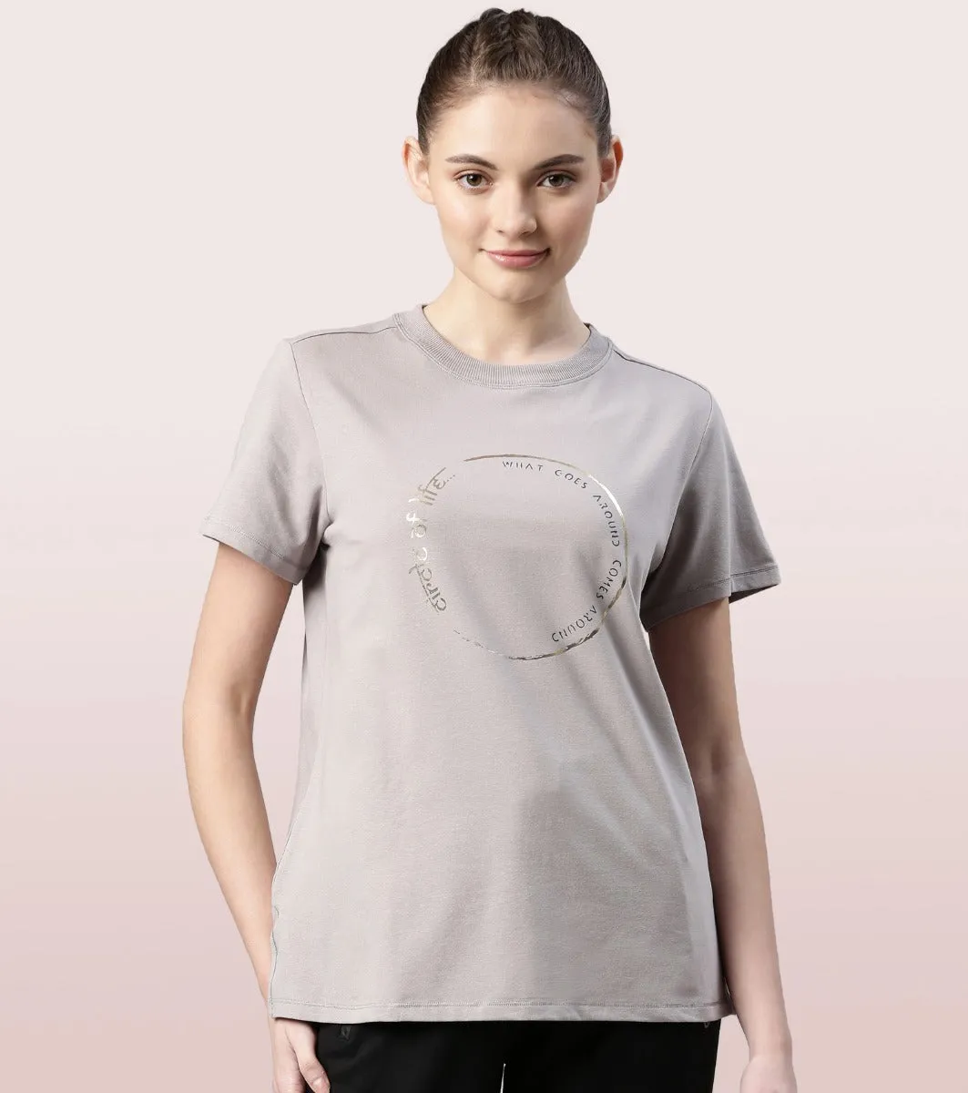 Active Cotton Tee | Short Sleeve Anti-Odour Cotton Tee With Graphic