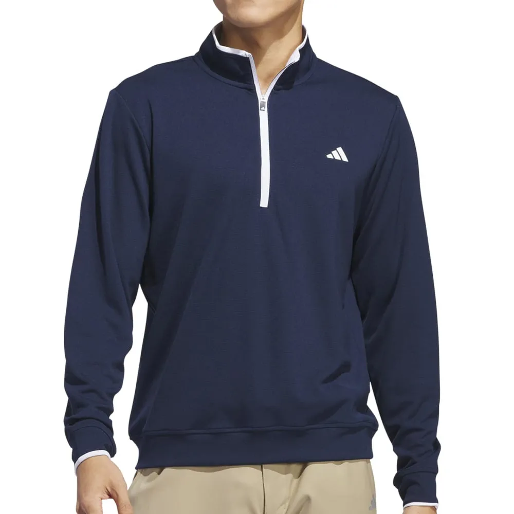 adidas Core Lightweight 1/4 Zip Pullover - Collegiate Navy