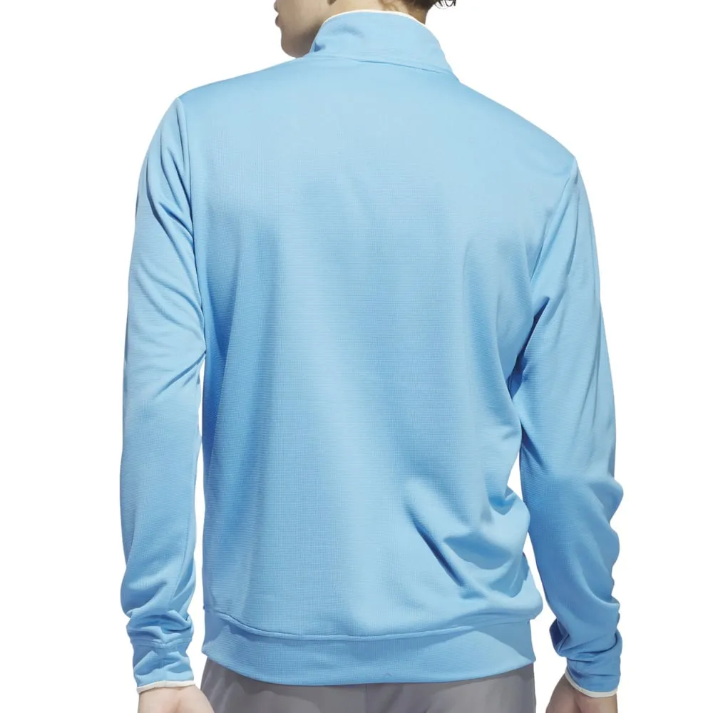 adidas Core Lightweight 1/4 Zip Pullover - Semi Blue Burst