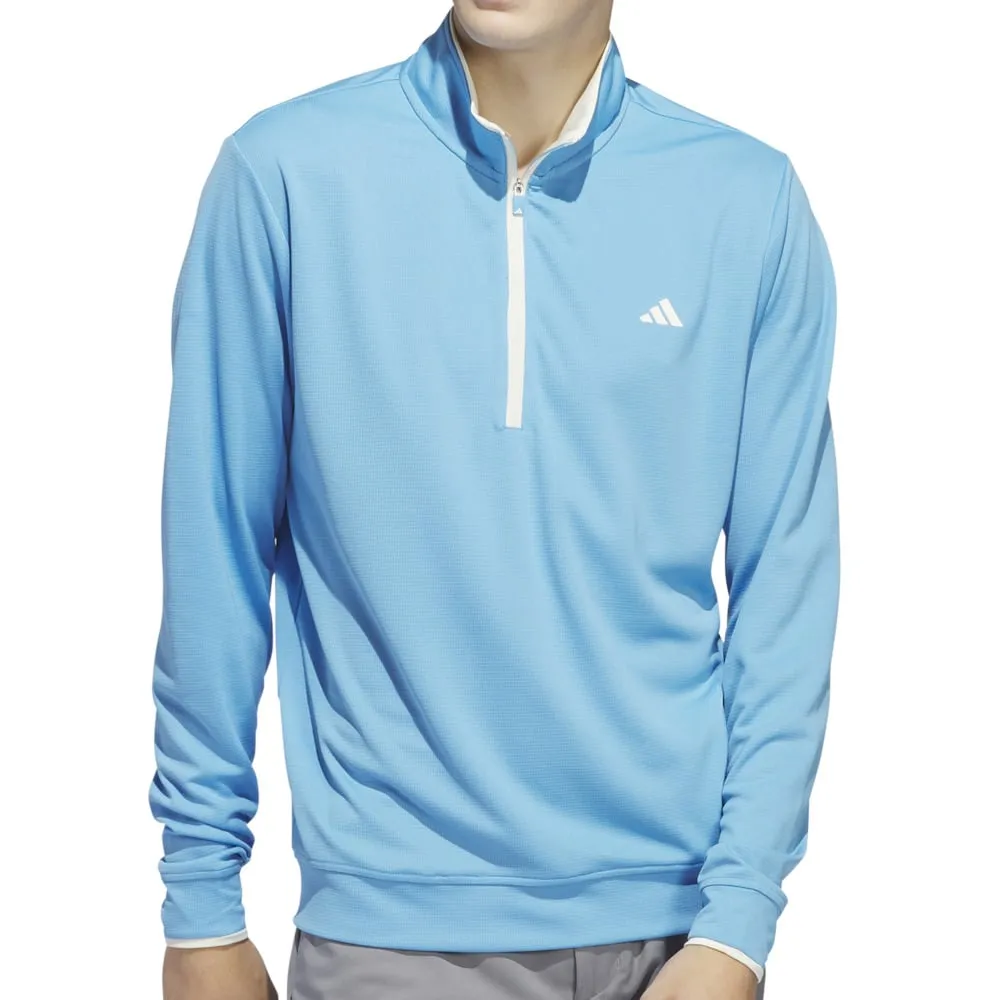 adidas Core Lightweight 1/4 Zip Pullover - Semi Blue Burst