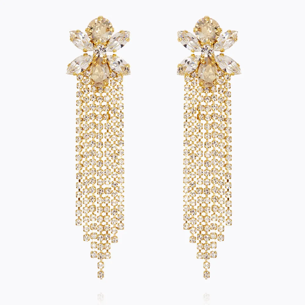 Adore You Earrings / Crystal   Golden Shadow