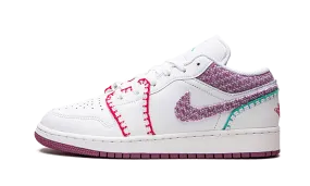 Air Jordan 1 Low White Light Bordeaux