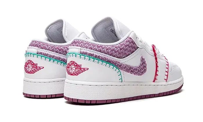 Air Jordan 1 Low White Light Bordeaux