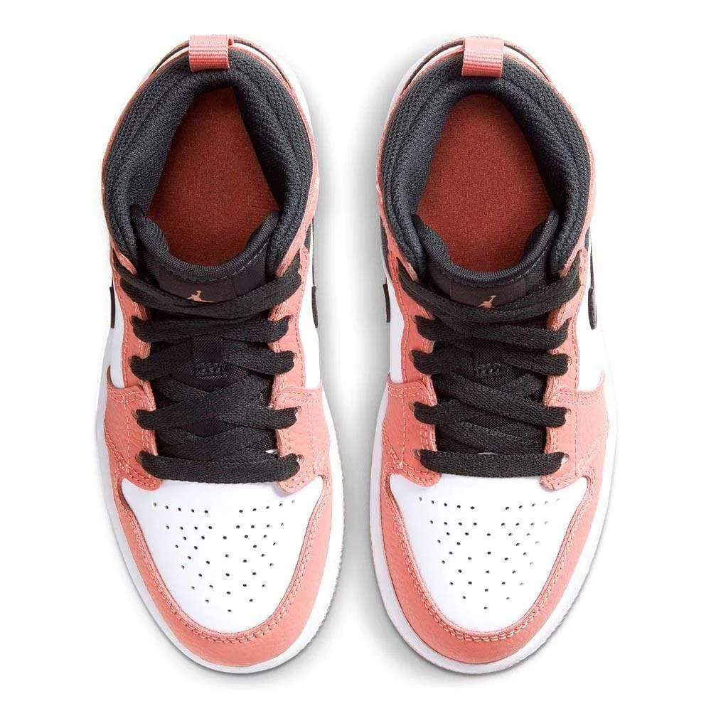 Air Jordan 1 Mid Children's 'Pink Quartz' (PS)