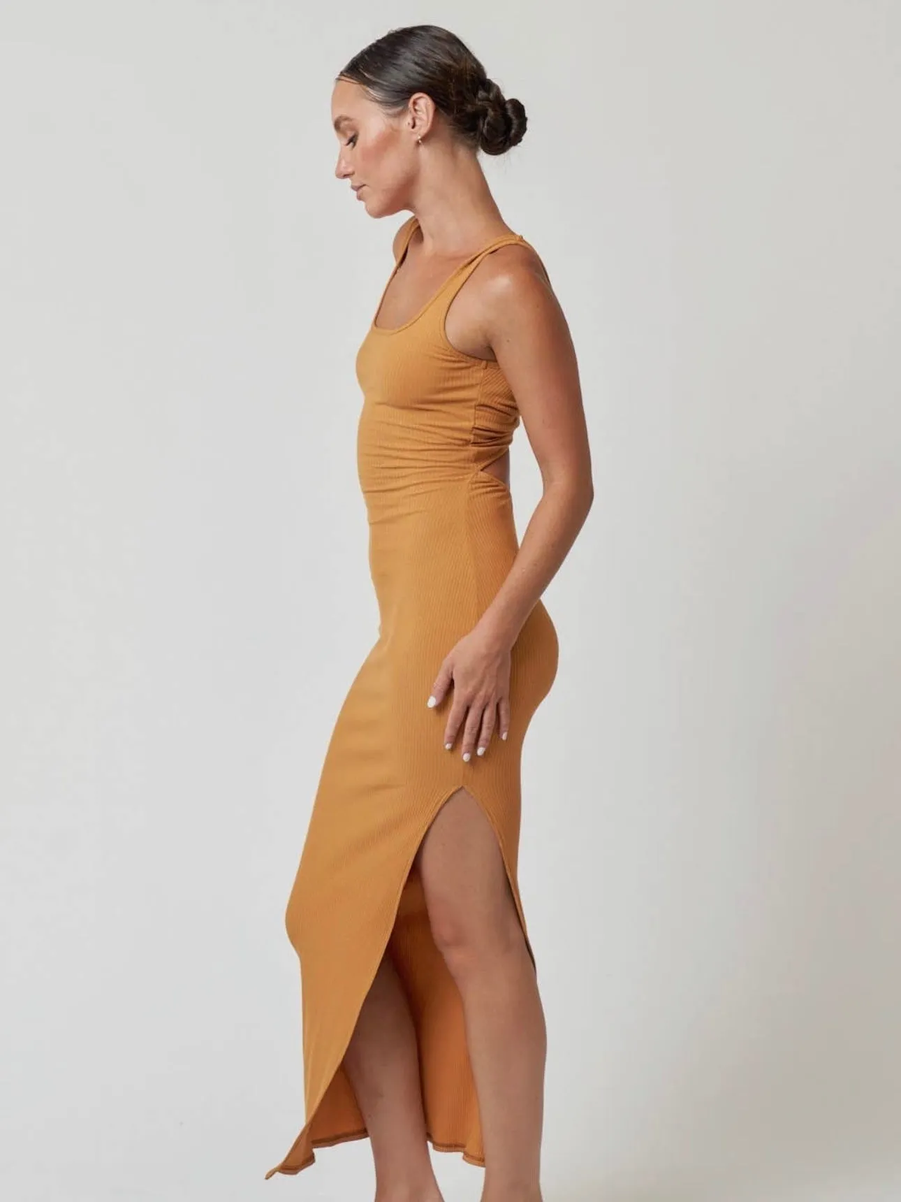 All Twisted Maxi Dress | Marigold