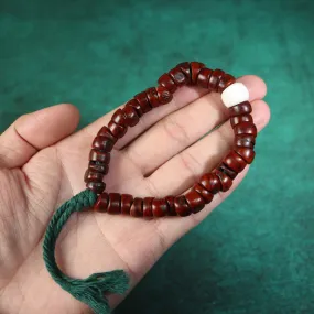 Antique Tibetan Red Bodhi Mala