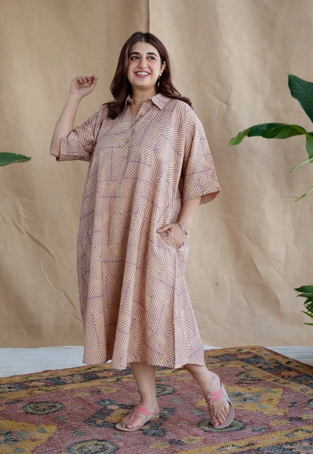 Anvika Batik Cotton Dress