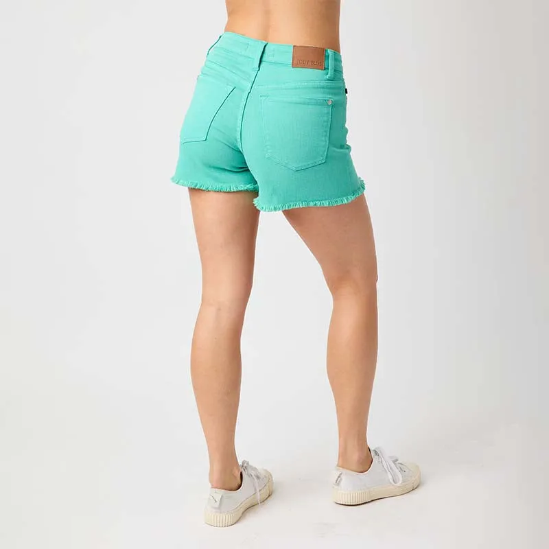 Aqua Denim Short