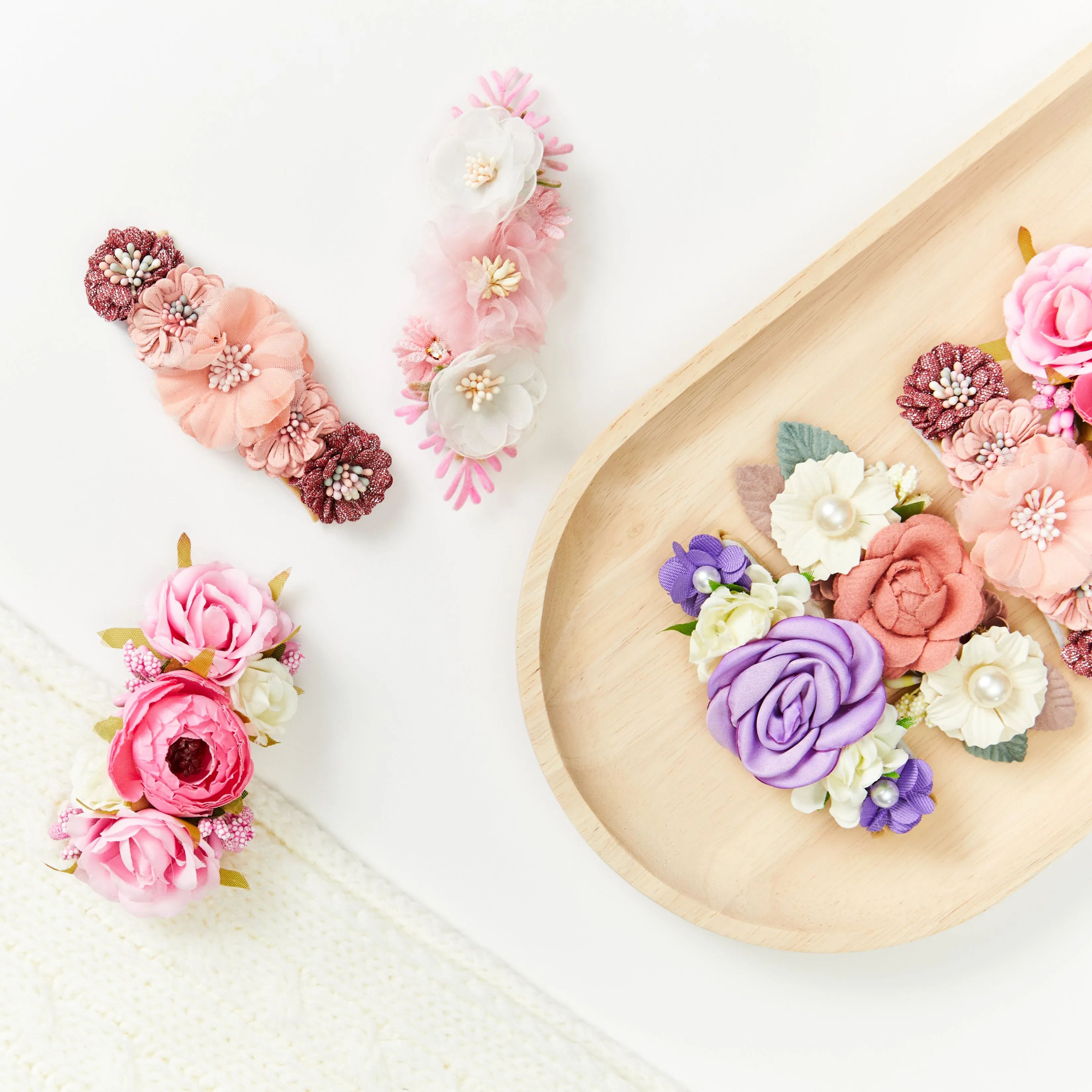 Baby Girl Flower Crown Headpiece #5