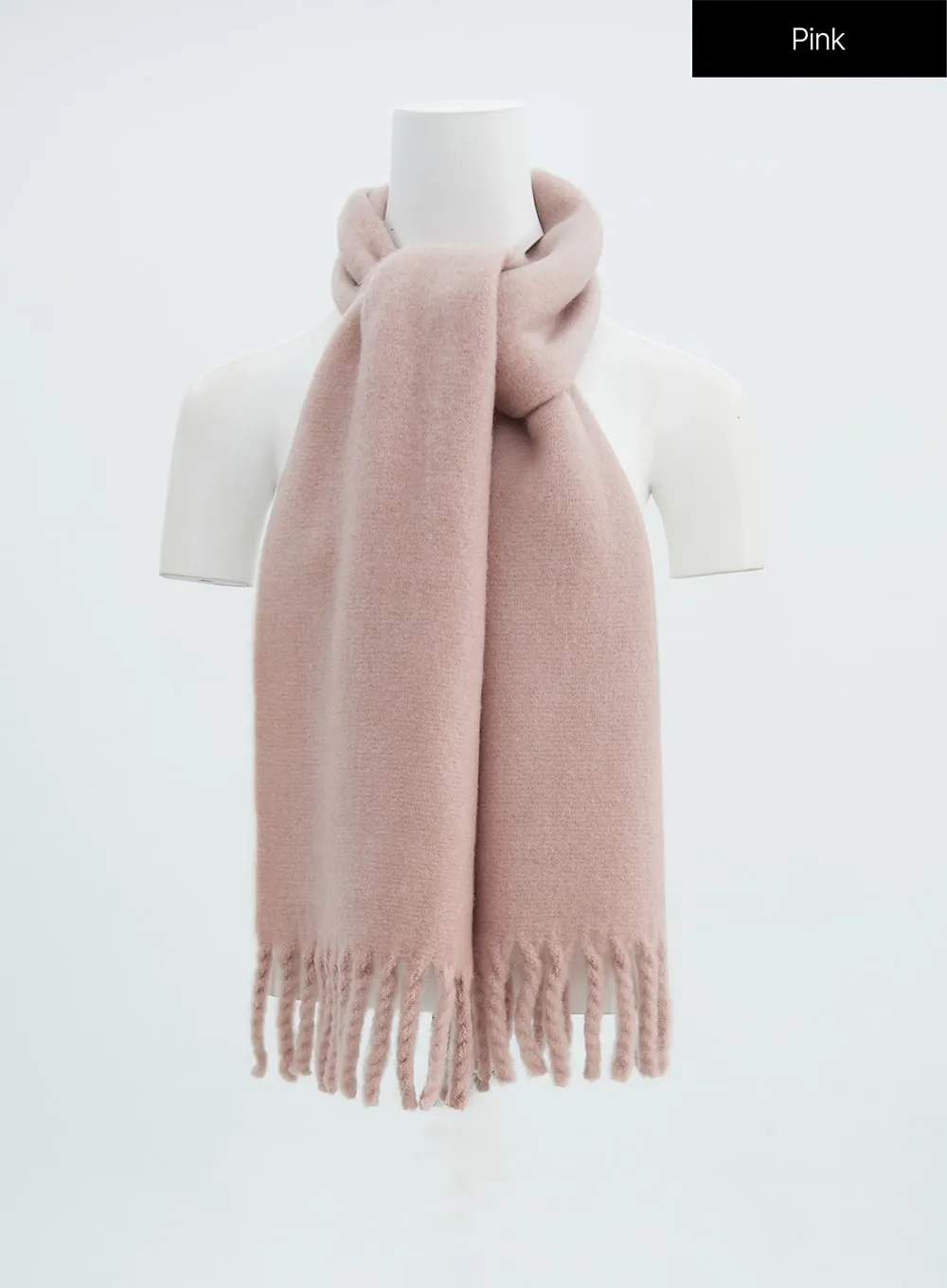 Basic Chunky Tassel Scarf IN316