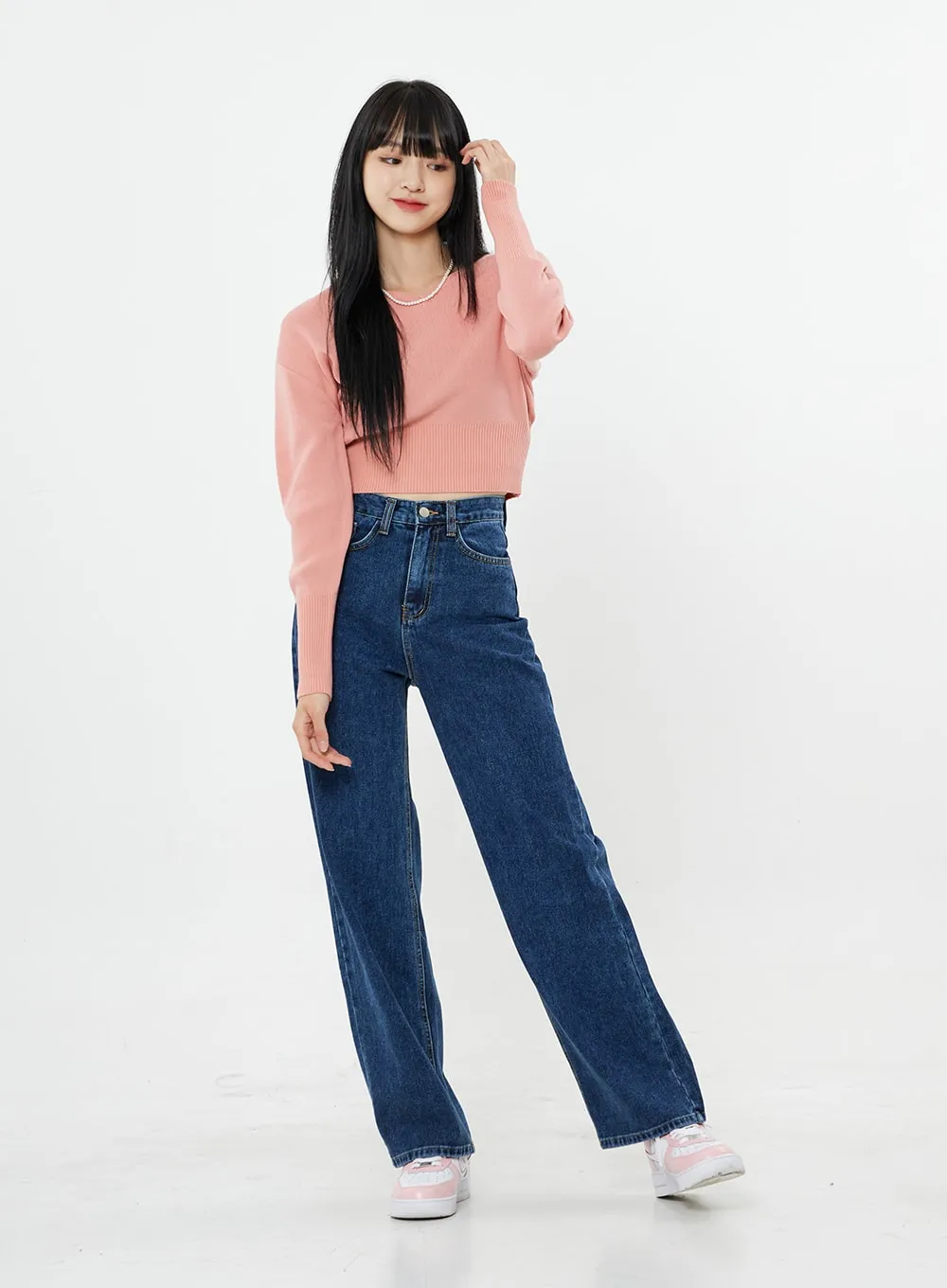 Basic Long Denim Pants BS28