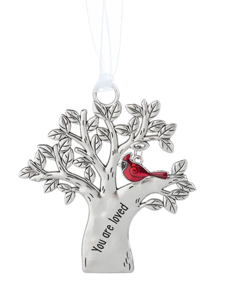 Beloved Cardinal Tree Ornament - Heartwarming Symbol of Affection