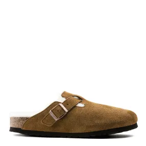 Birkenstock Boston Shearling Reg Sandals Mink