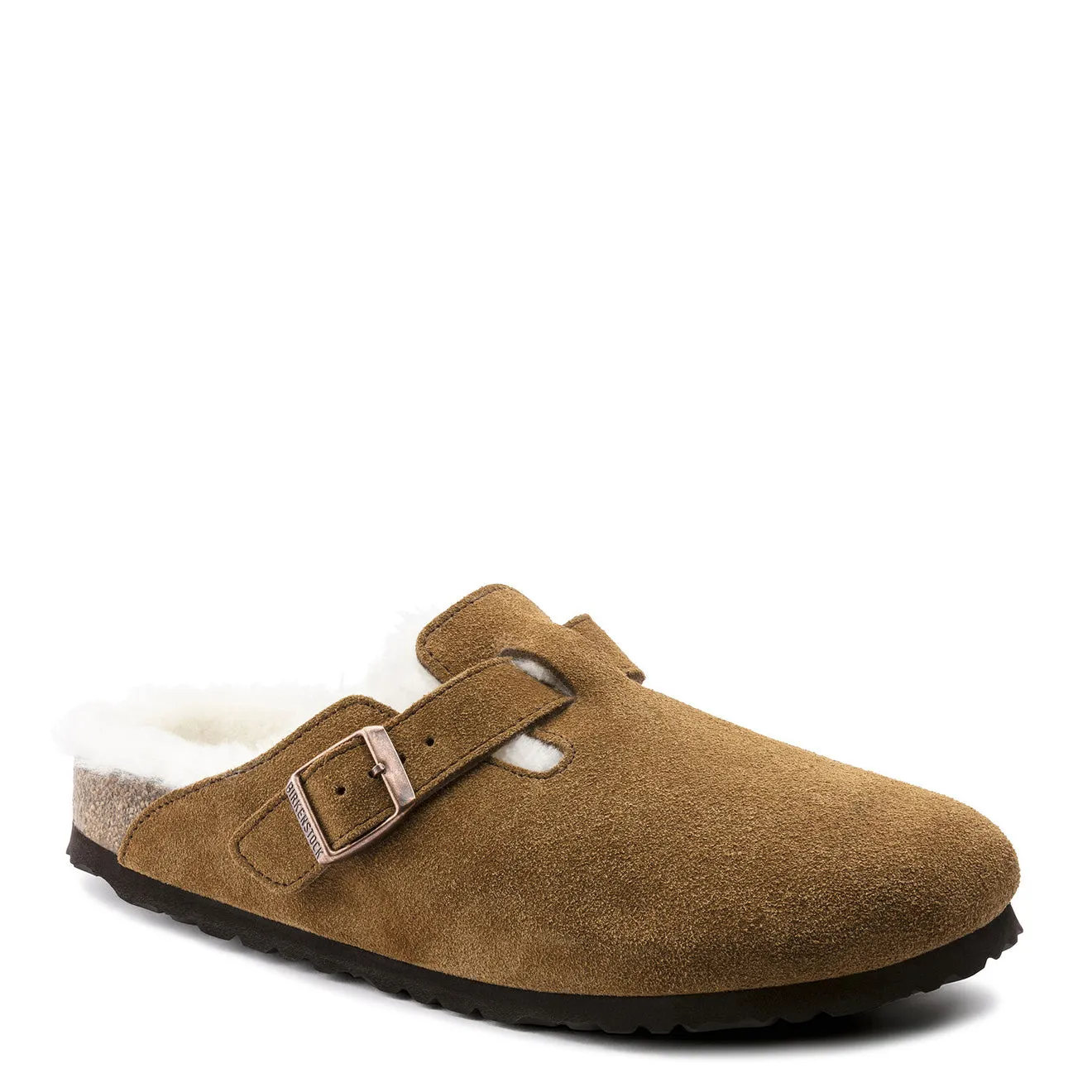 Birkenstock Boston Shearling Reg Sandals Mink