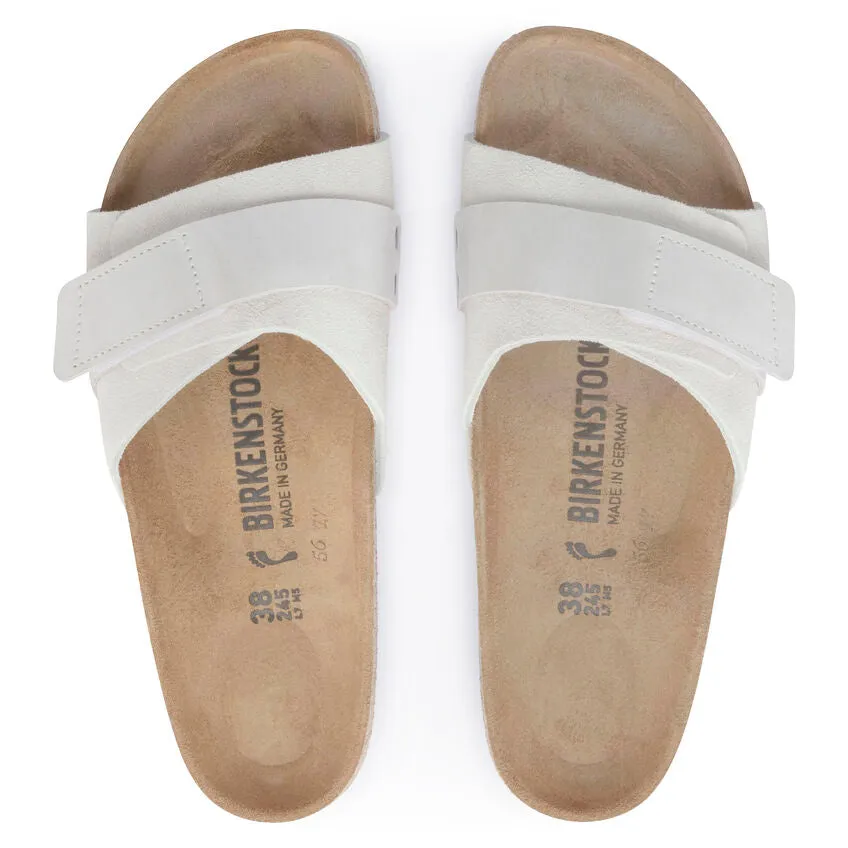 BIRKENSTOCK Women's Oita Suede Leather (Antique White - Narrow Fit)