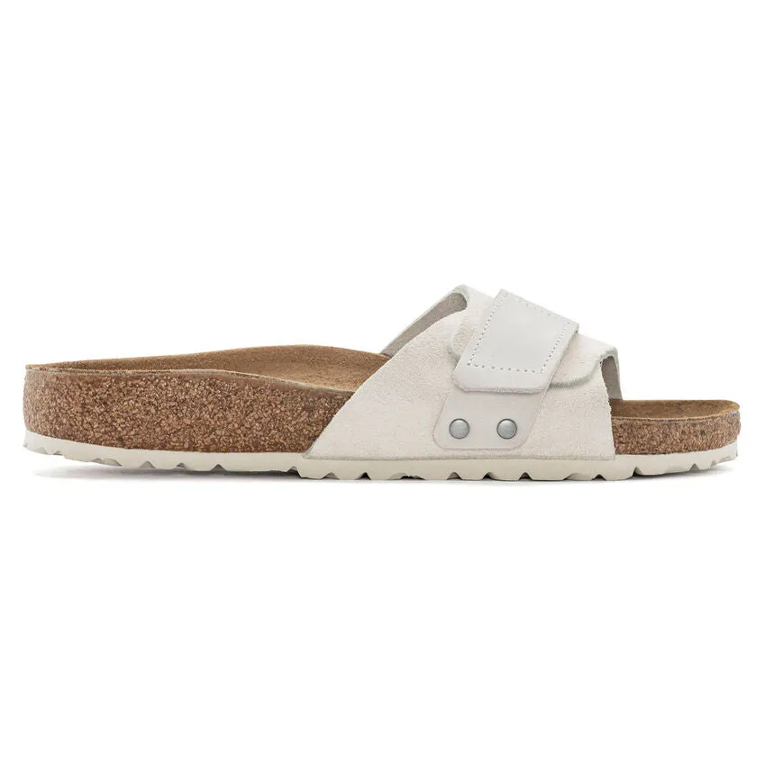 BIRKENSTOCK Women's Oita Suede Leather (Antique White - Narrow Fit)