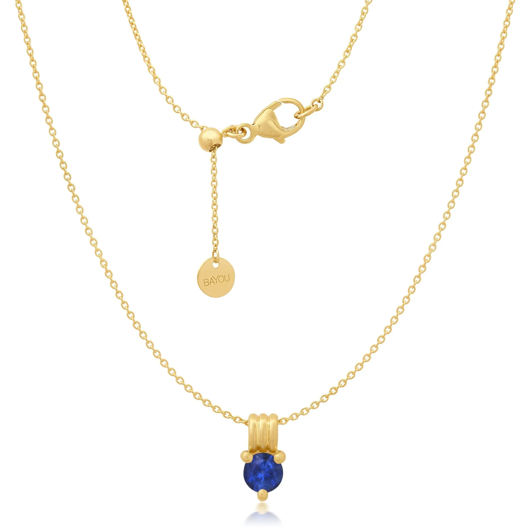 Birthstone Triple Orbit Necklace