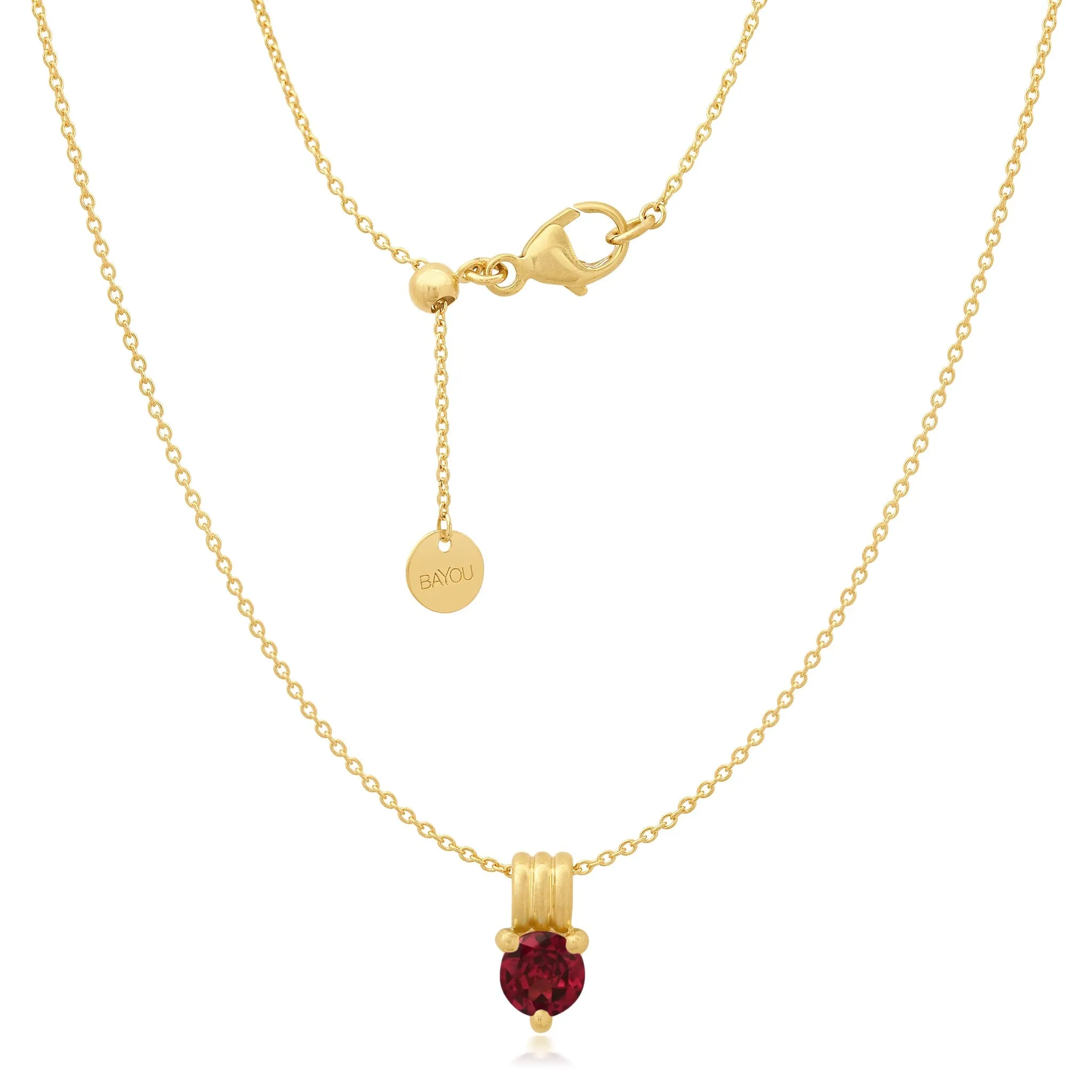 Birthstone Triple Orbit Necklace