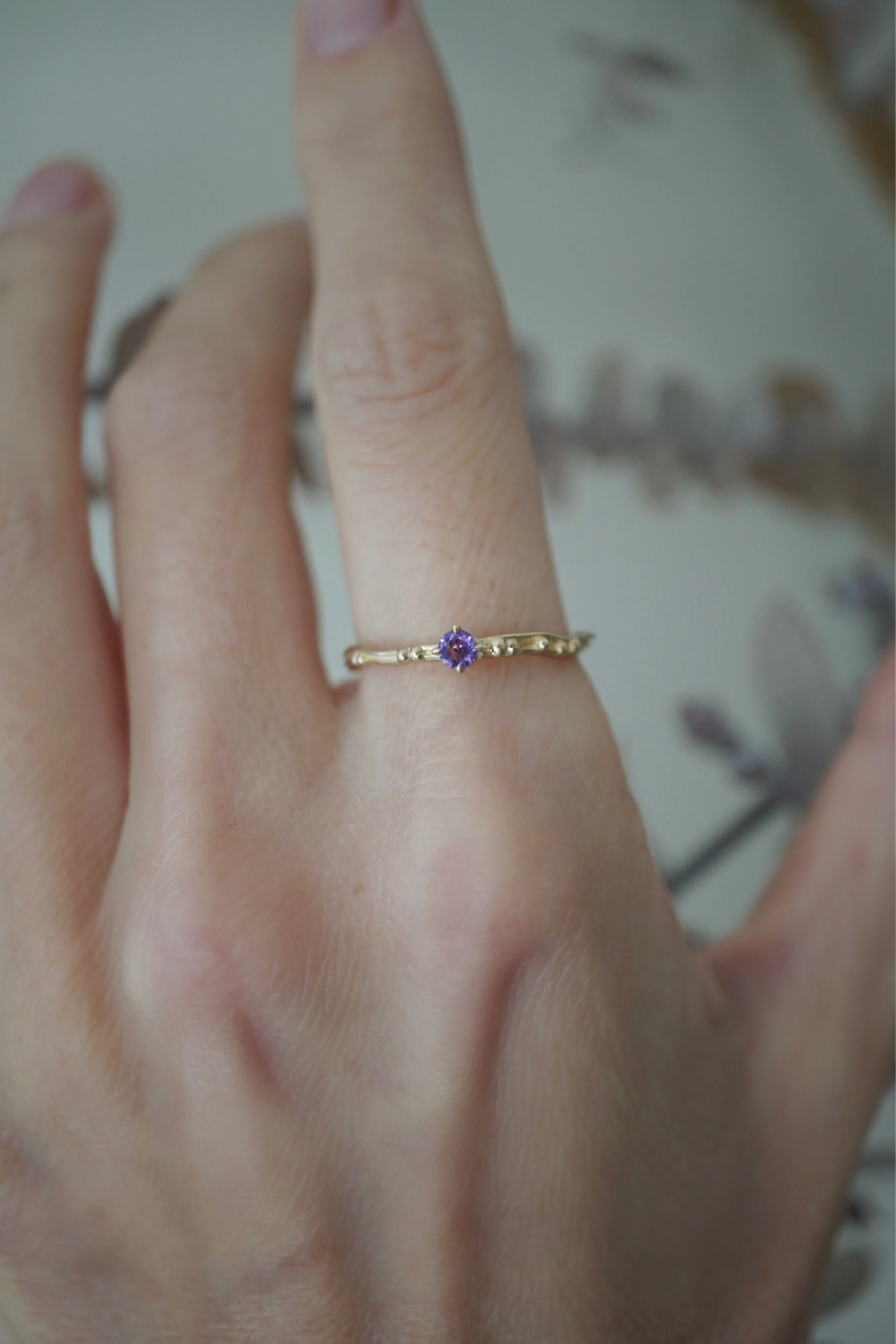 Birthstone Water Ring