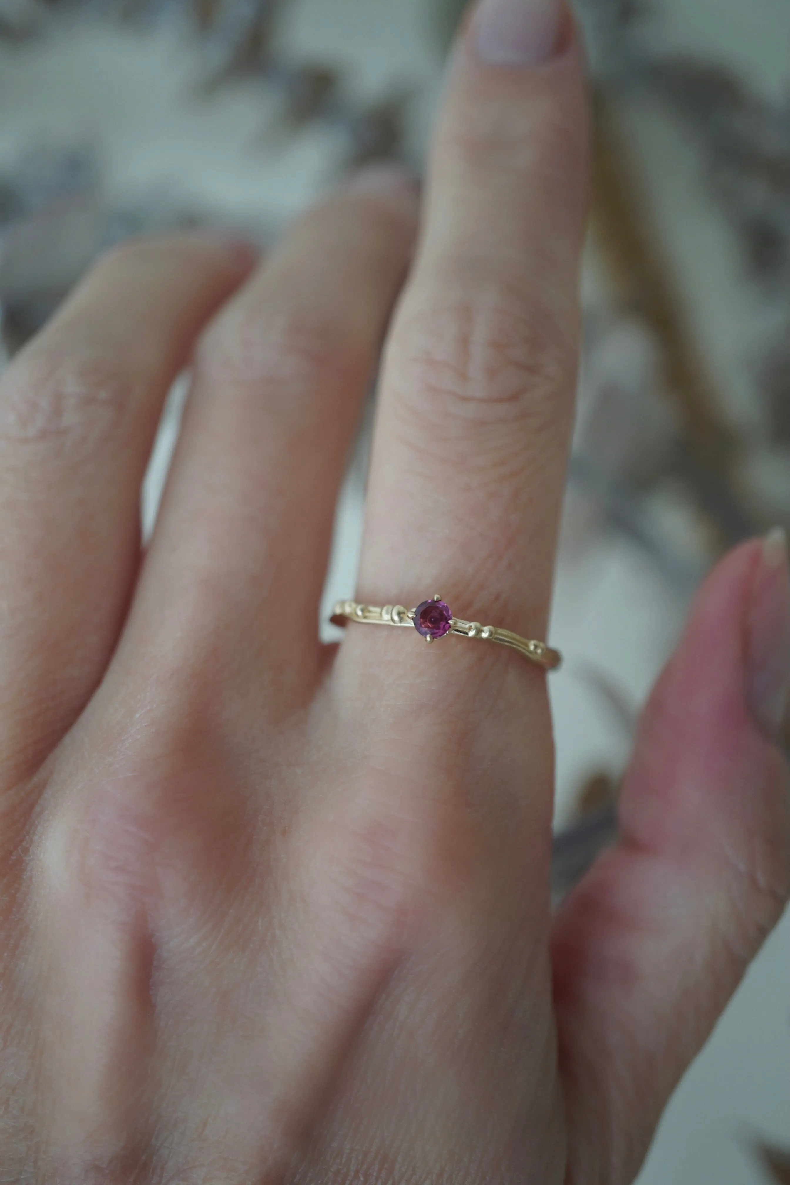 Birthstone Water Ring