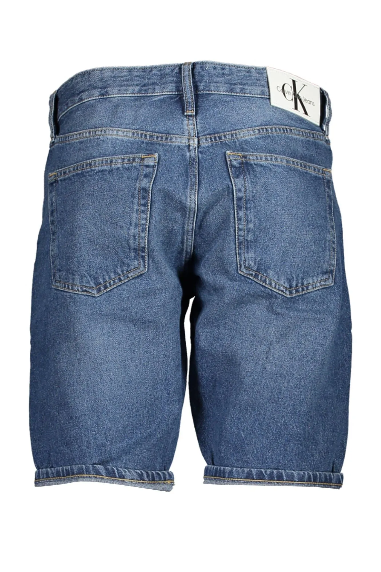 Blue Cotton Men's Jean Short