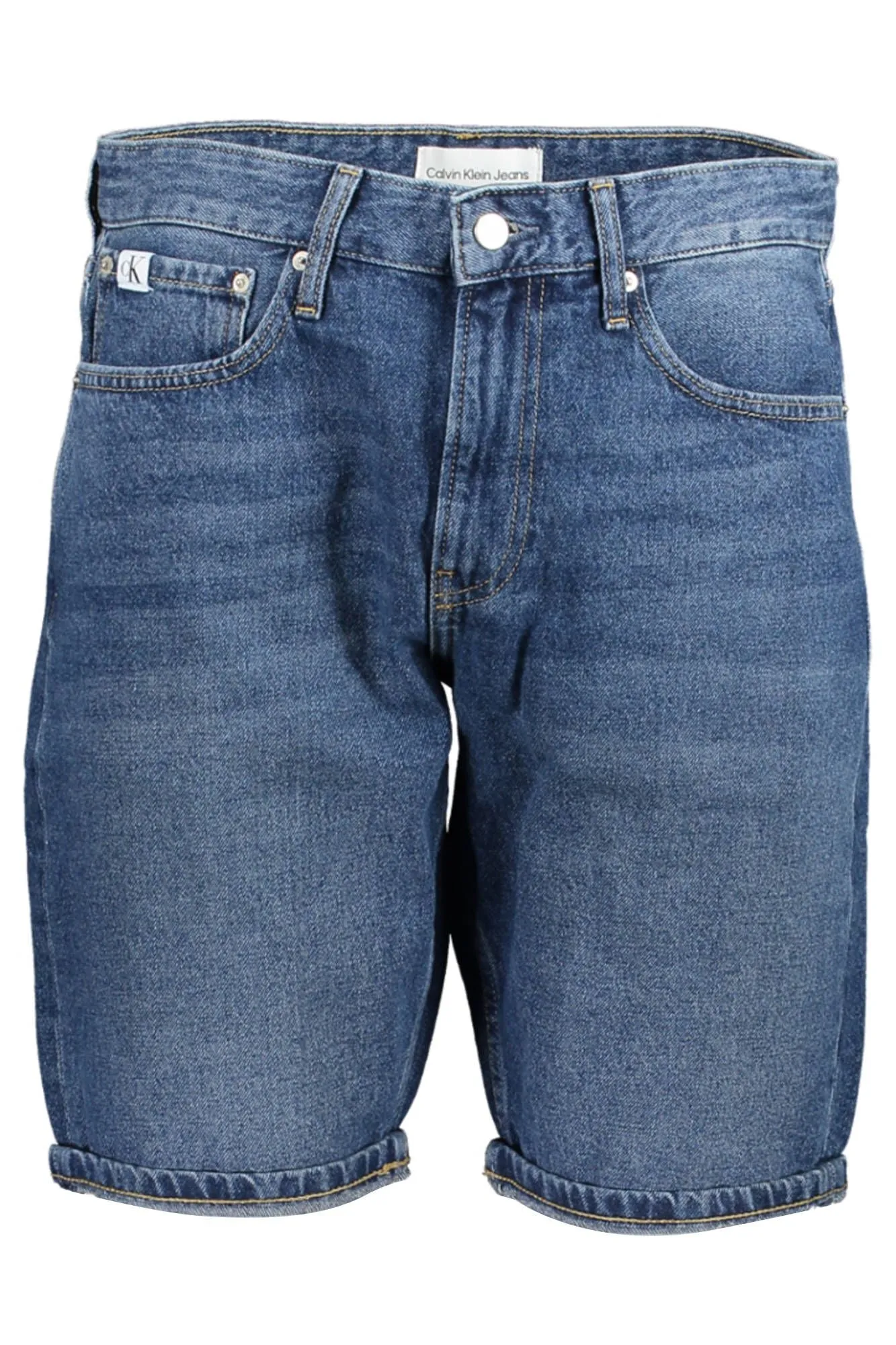 Blue Cotton Men's Jean Short