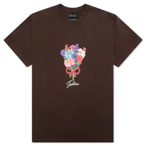 Bouquet Tee - Bitter Chocolate