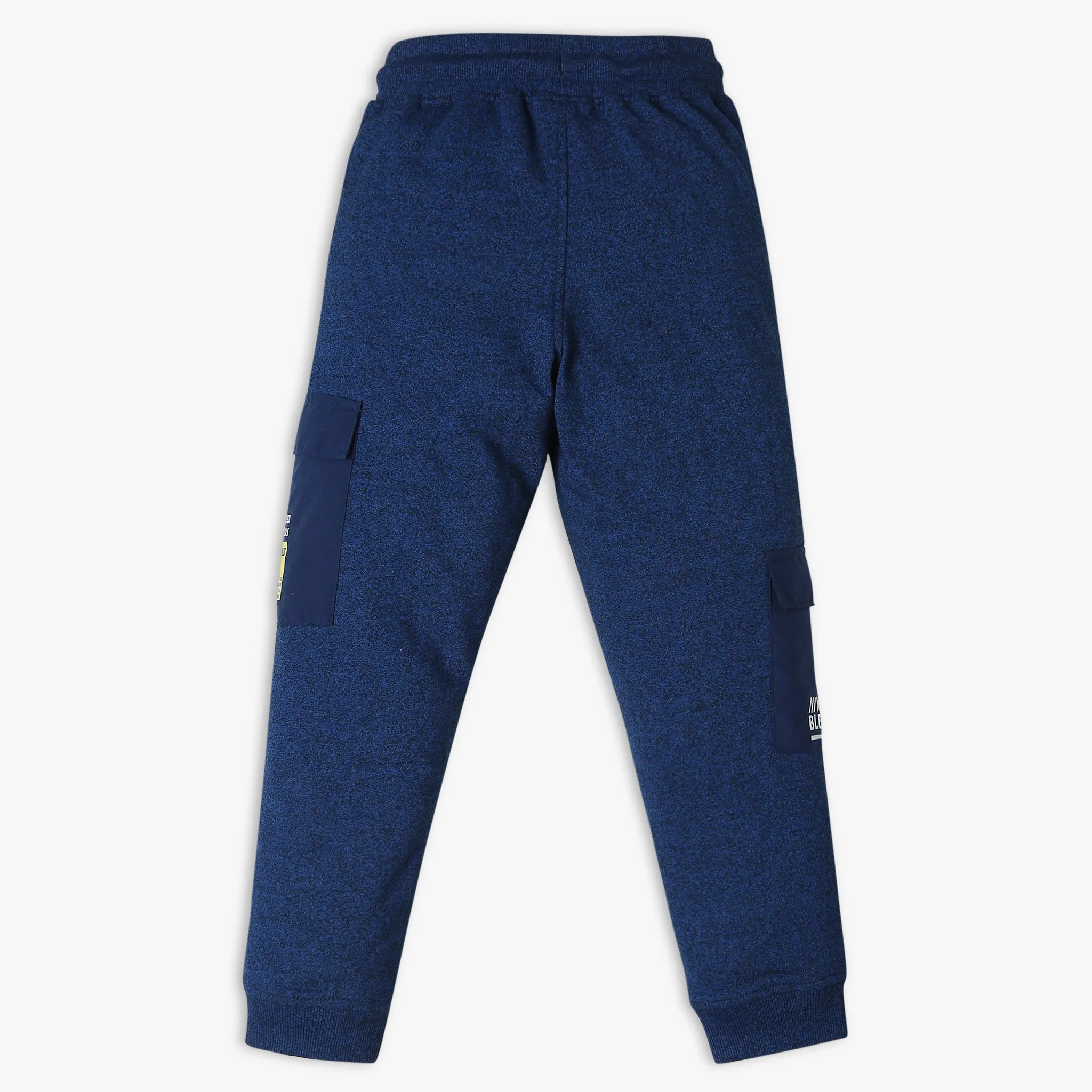 Boy's Regular Fit Solid Mid Rise Trackpants