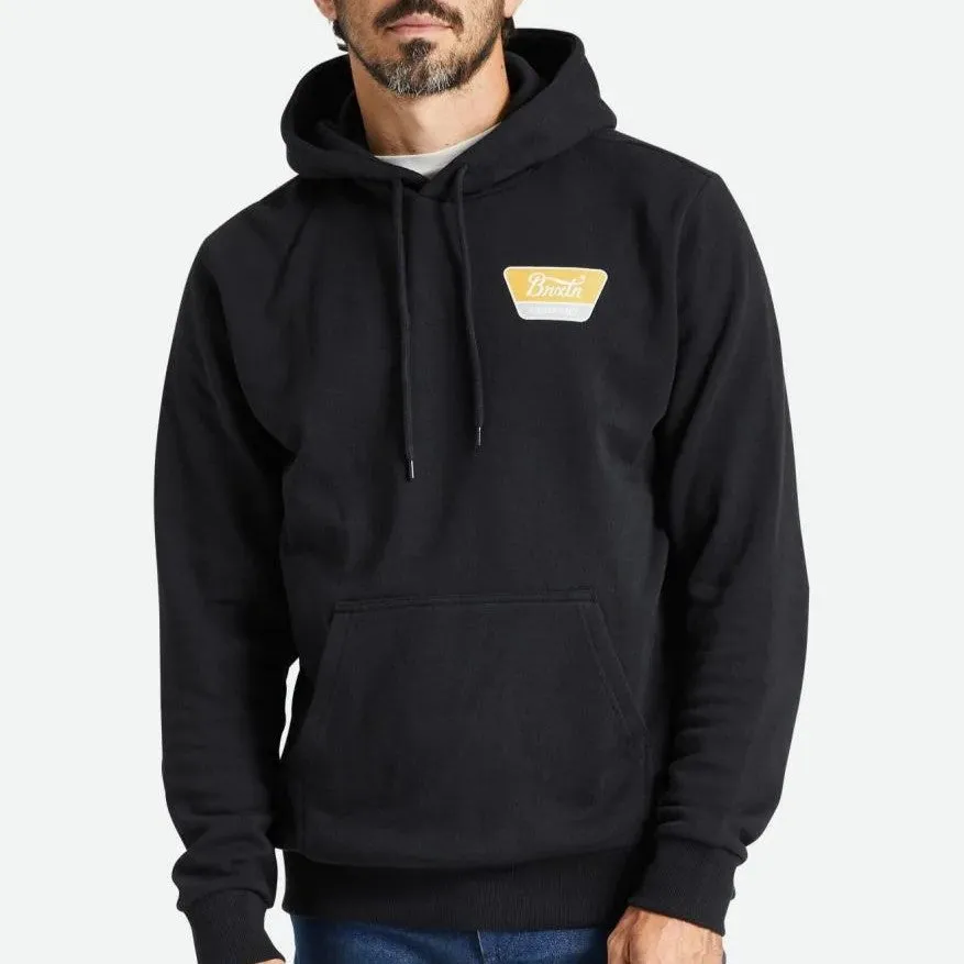 BRIXTON Linwood Fleece Hood - Black