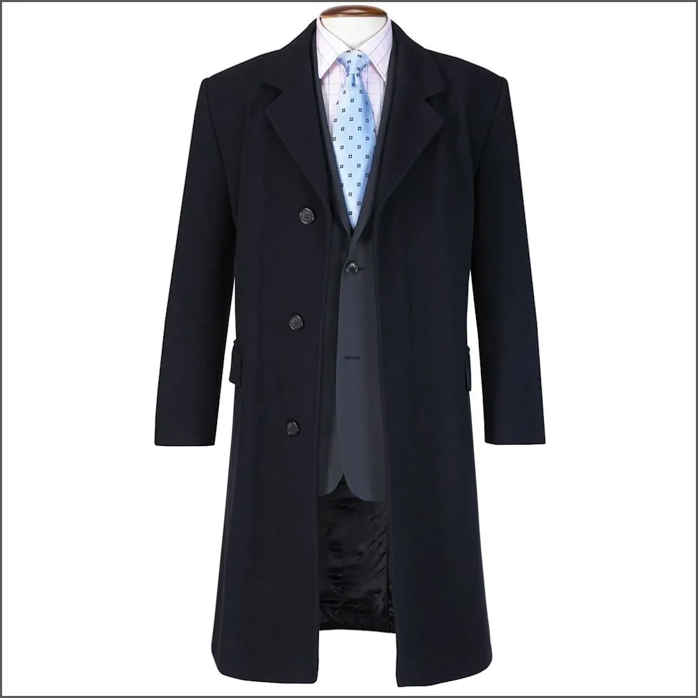 Brook Taverner Bond Wool Cashmere Overcoat<>