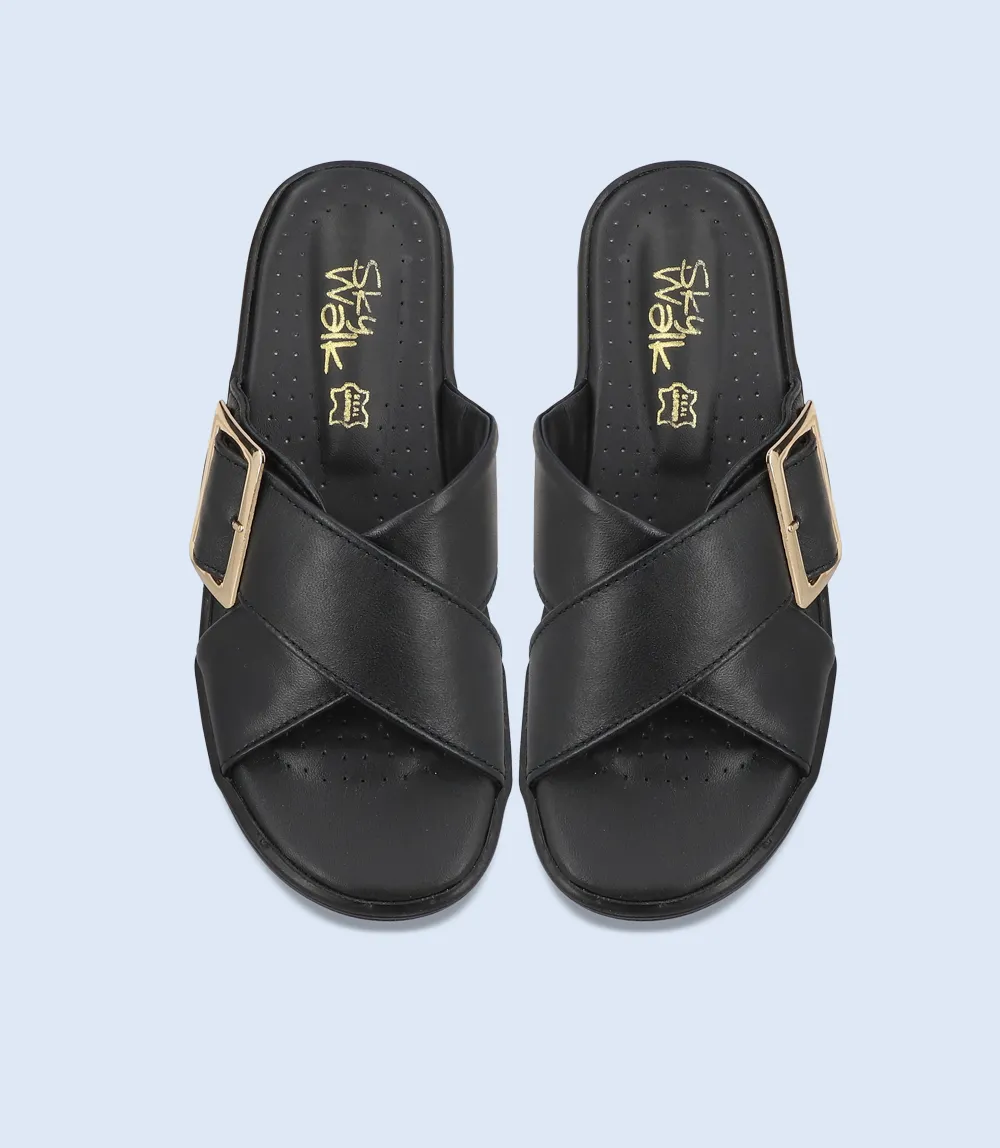 BW9515-BLACK-Women Slipper