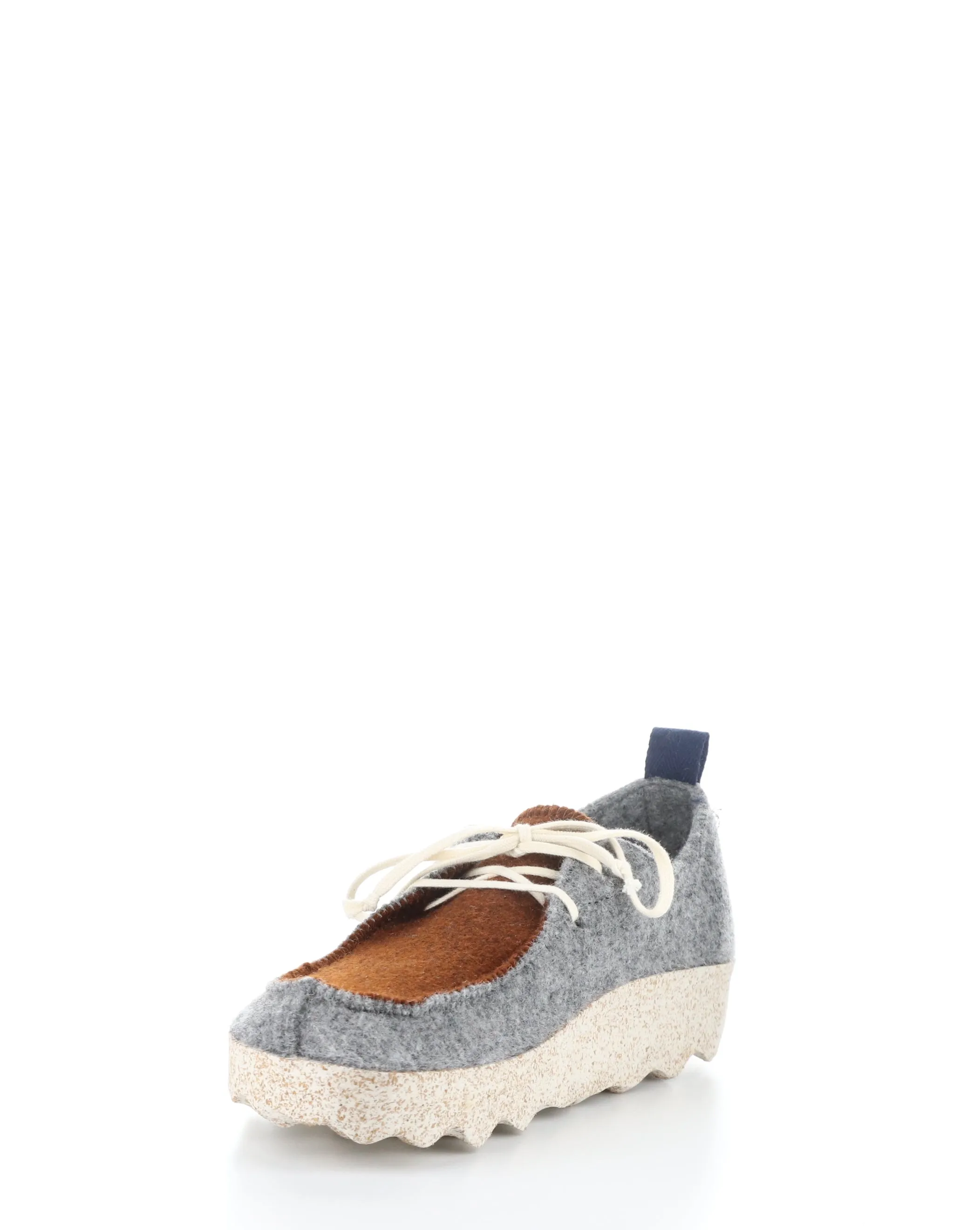 CHAT063ASP Grey Lace-up Shoes