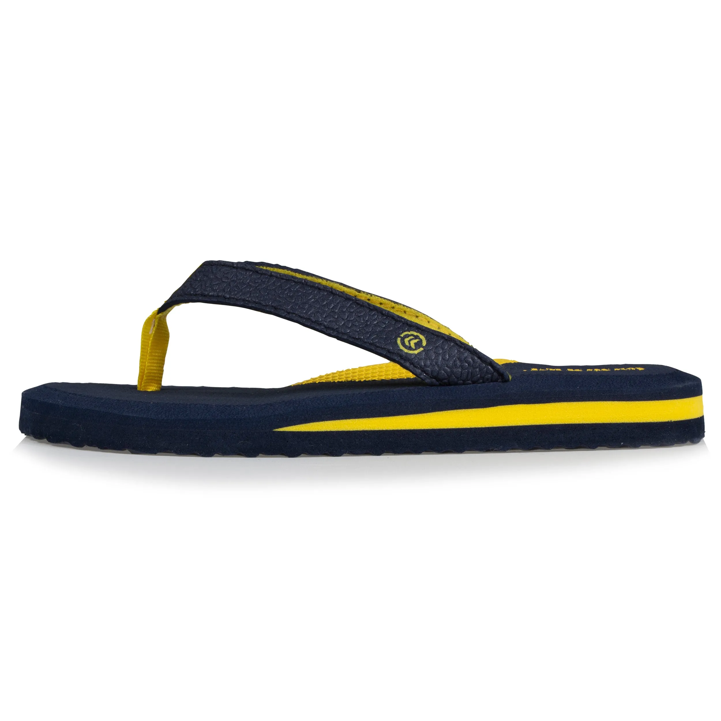 Chaussures Tongs Enfant confort Marine/Jaune