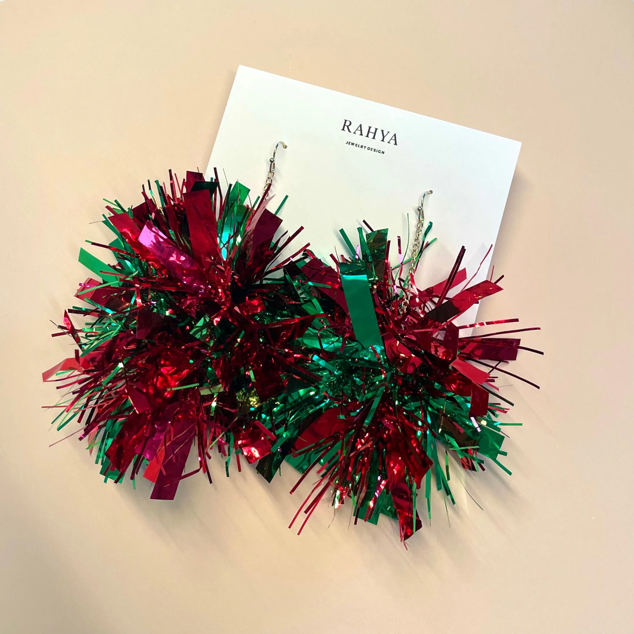 Christmas Ho Ho Hoe Pom Pom Earrings