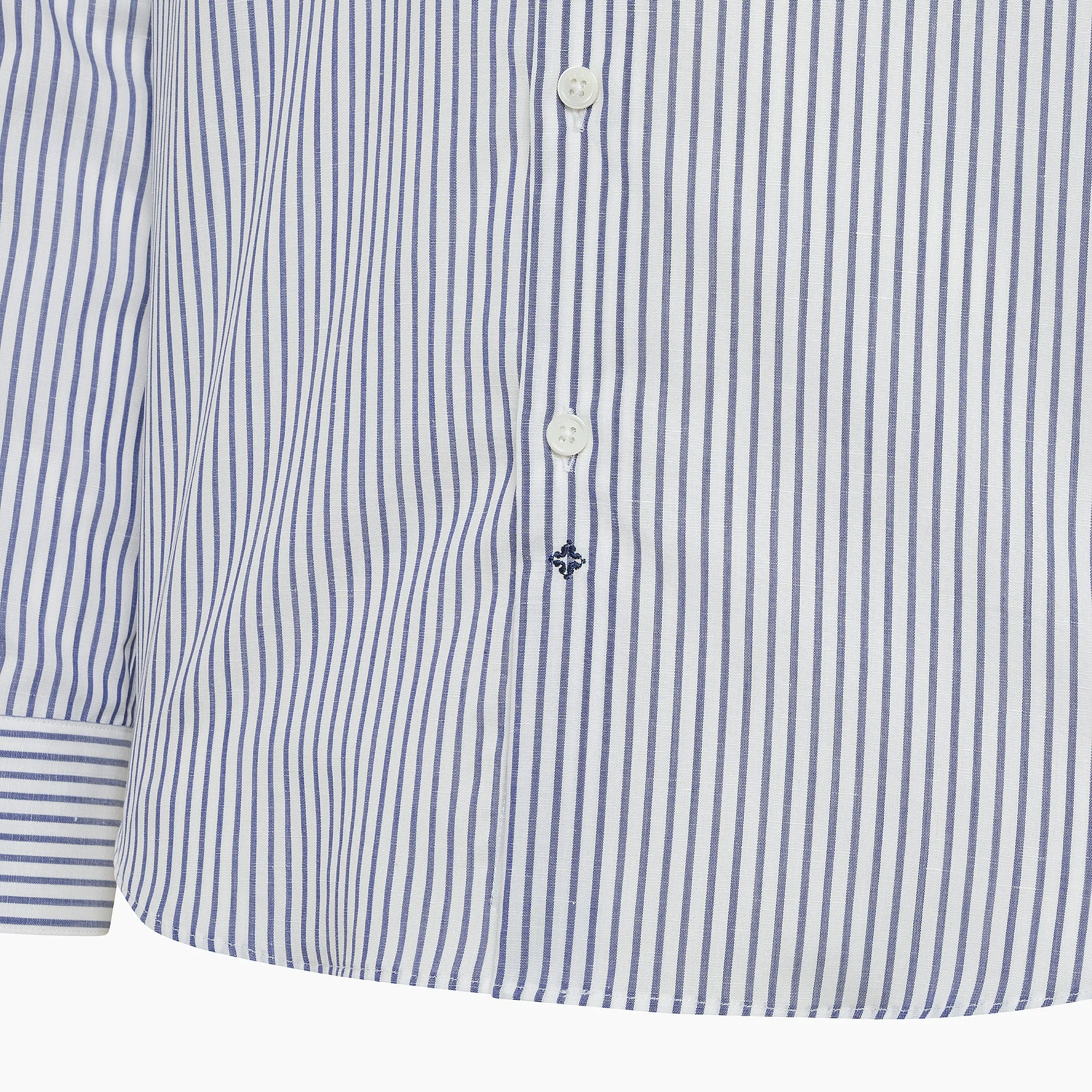 Clamenc shirt Stripe Journey Cotton Linen