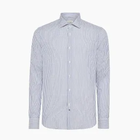 Clamenc shirt Stripe Journey Cotton Linen