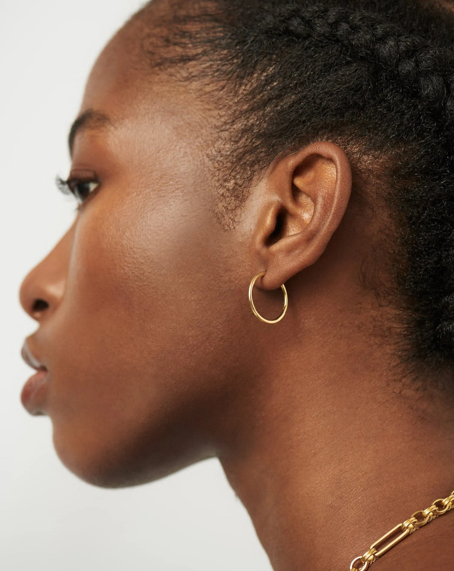 Classic Small Hoop Earrings | 18ct Gold Plated