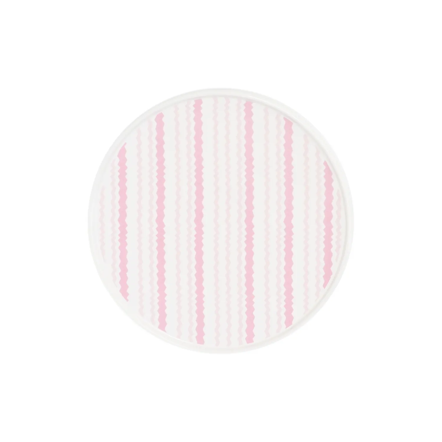 Coterie Studio Zig Zag Plate Pink