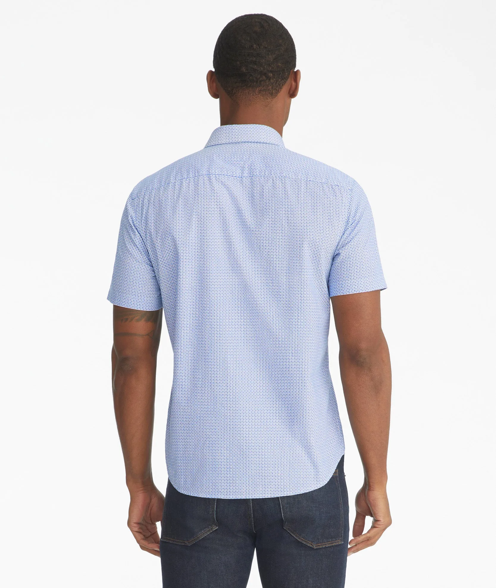 Cotton Short-Sleeve Mayfield Shirt