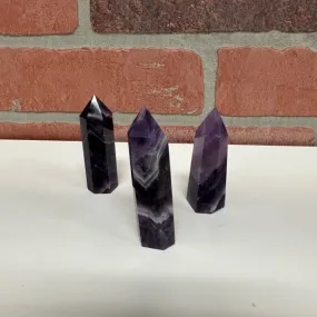 Crystal Tower - Chevron Amethyst