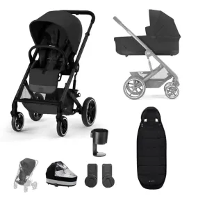 Cybex Balios S Lux Essential Bundle - Moon Black