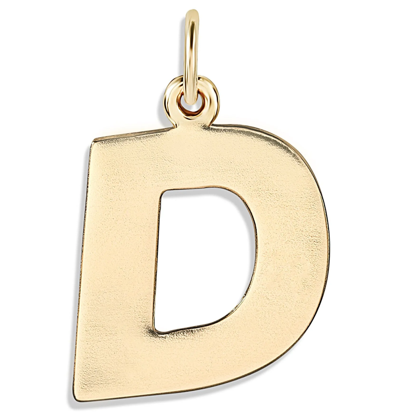 D Cutout Letter Charm