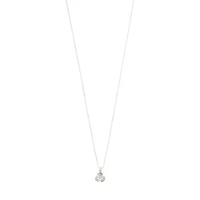 Echo Silver Plated Flower Necklace