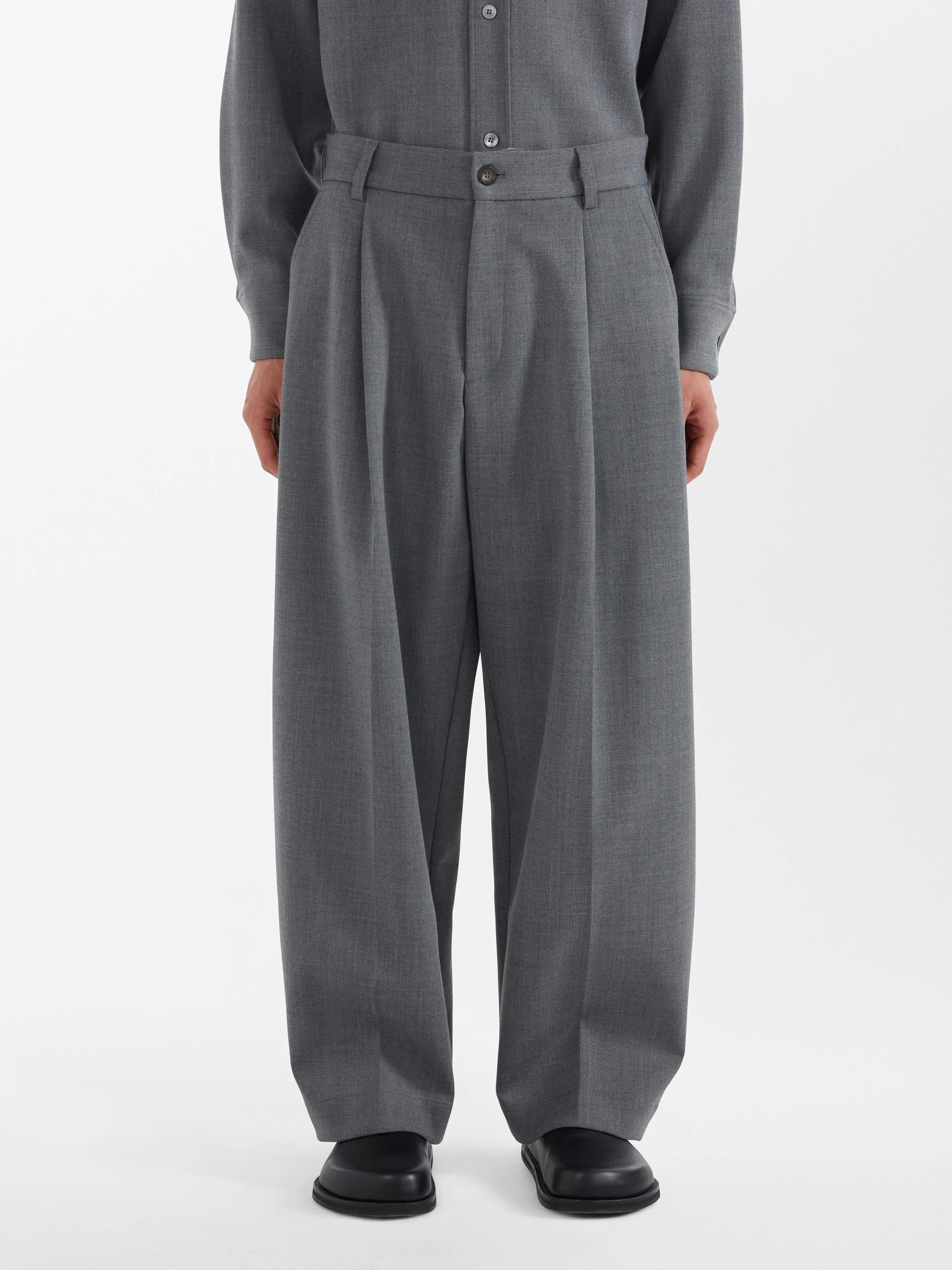 Ellis Pant in Grey Marl