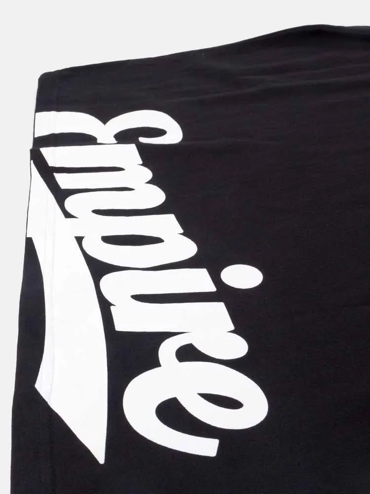 Empire Slanted Logo Tall Tee - Black / White