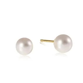 ENewton 8mm Pearl Stud Classic Earrings