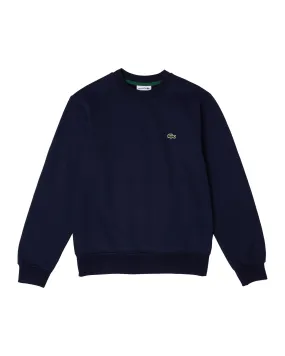 Felpa Uomo Lacoste Basic Logo Blu