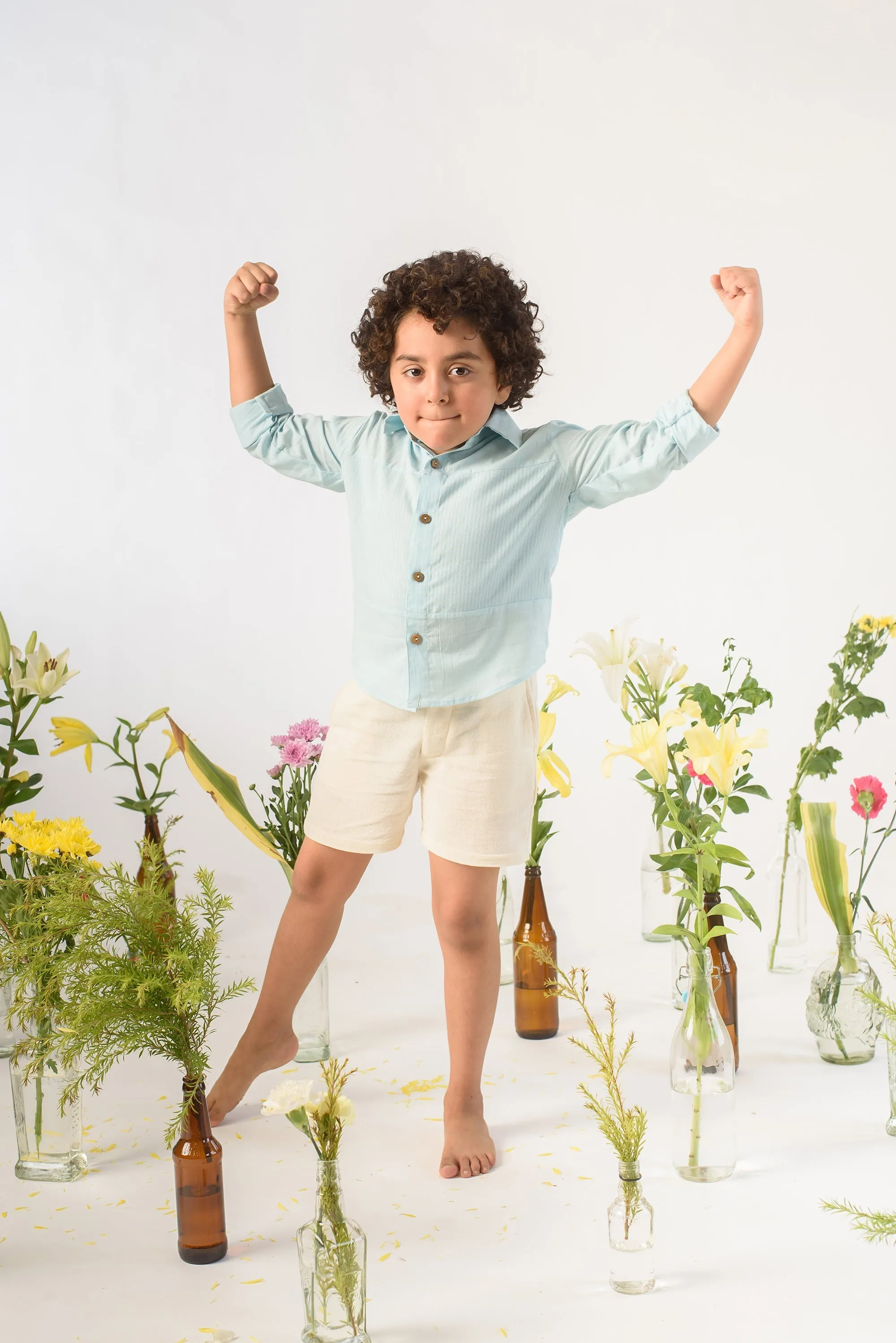 Floating Divine- Organic Cotton Shirt For Boys